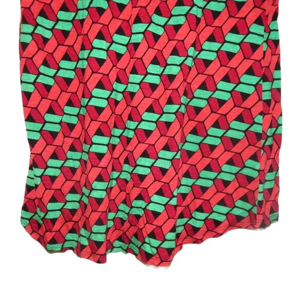 LULAROE Classic T women's small stretchy geometric print short sleeve blouse - Picture 6 of 9